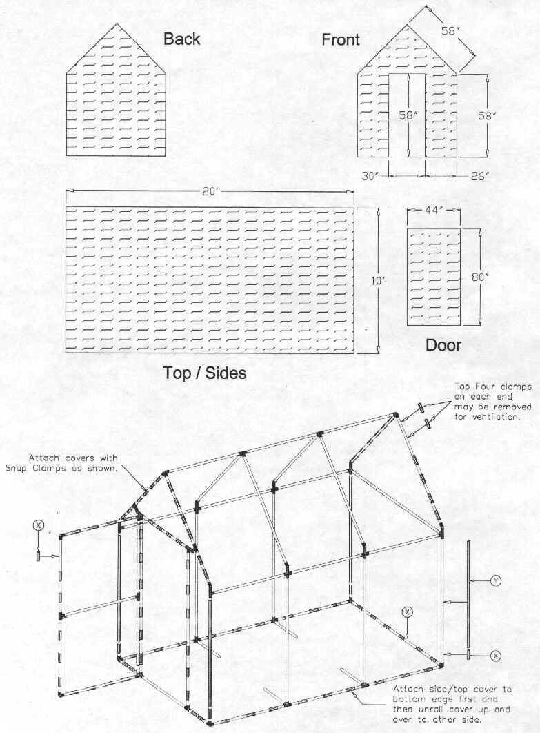 PVC Greenhouse Plans